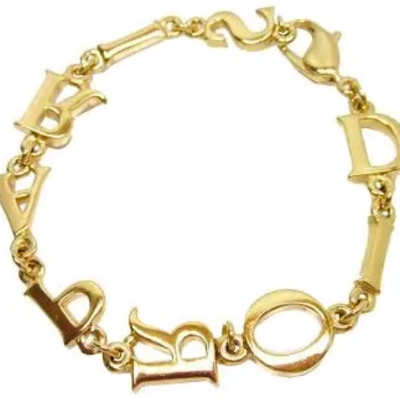 Christian Dior Paris Letter Bracelet